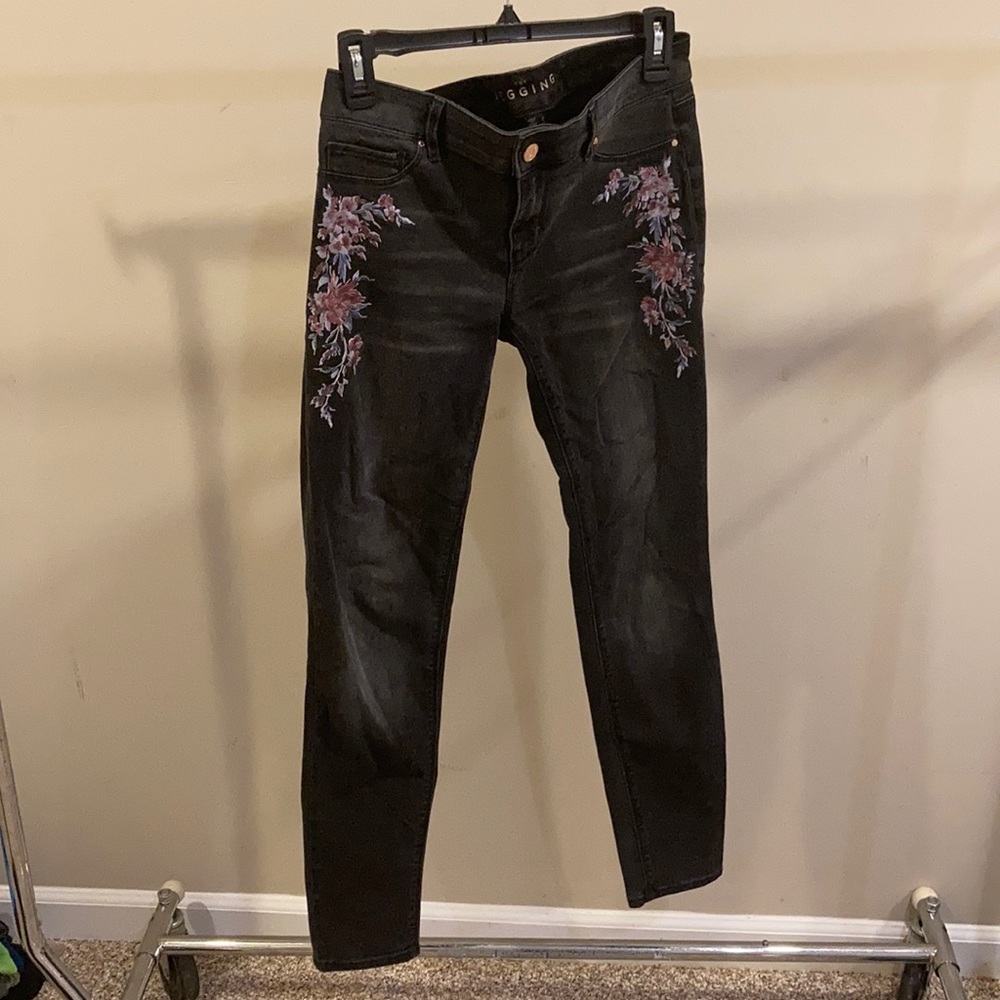 Grey Embellished Jeggings (WHBM)